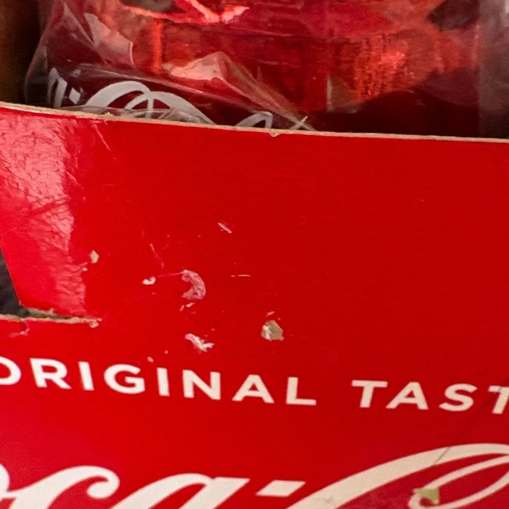 6 ATLANTA Coca Cola Red Bottles Party Pack with Iconic Atlanta Olympics era